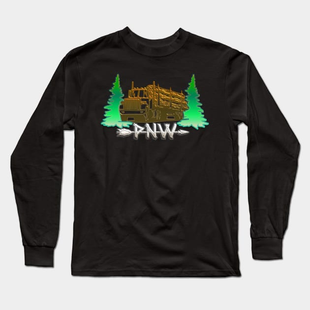PNW Logger Long Sleeve T-Shirt by Fisherbum